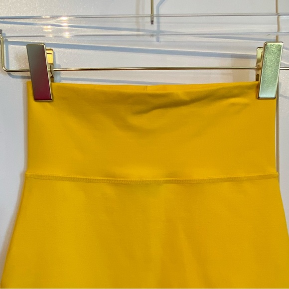 Bebe Yellow Knit Midi Pencil Skirt Size XS NWOT - Picture 9 of 16